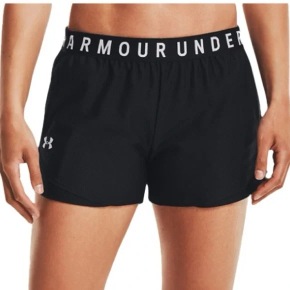 Under Armour Womens Play Up 3.0 Run, Training Athletic Gym Shorts Sz Small - Picture 2 of 8